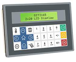 2 x 20 Backlit LCD Display | 24 Programmable Keys | Custom Slide-In Legend