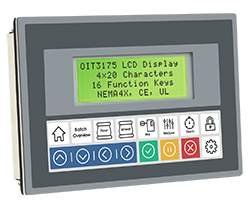 4 x 20 Backlit LCD Display | 16 Programmable Keys | Custom Slide-In Legend